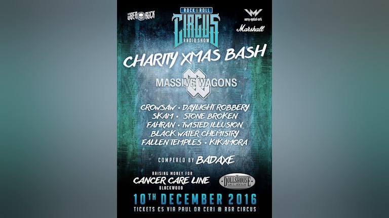 The Rock'n'Roll Circus Radio Show Charity Xmas Bash