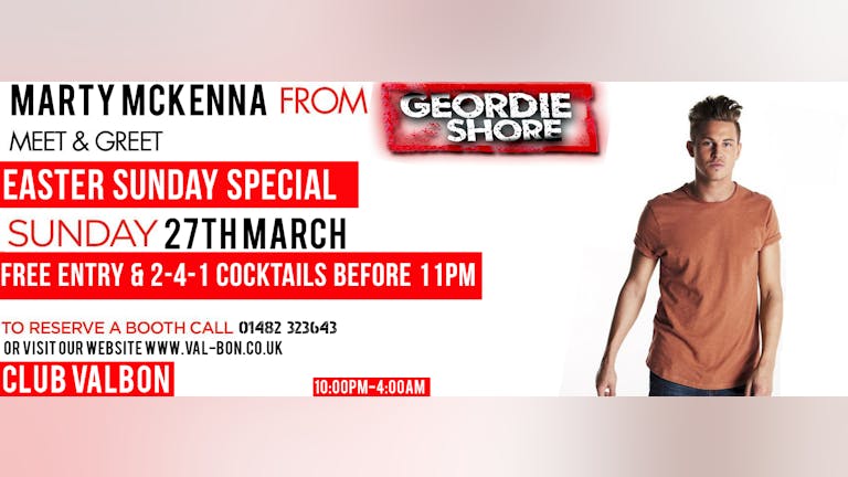 Easter Sunday Special | Marty Mckenna | Free Entry B4 11pm 