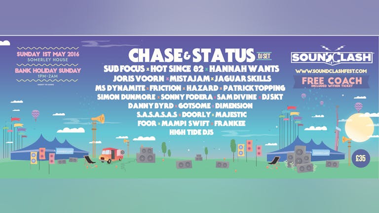 SOUNDCLASH Festival #3 - 10,000 People, 50 Artists, 4 Stages  - WARNING!! Last 100 Tickets Remaining