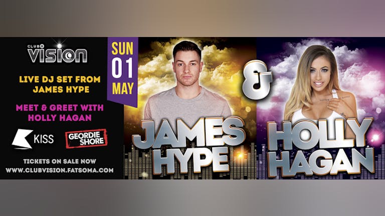 Bank Holiday Sunday hosted by Holly Hagan + James Hype. 01/05/16