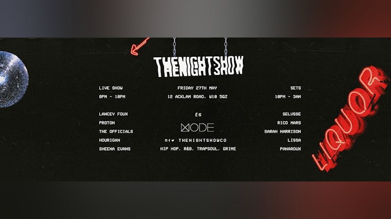 THENIGHTSHOW LAUNCH PARTY VOLUME I