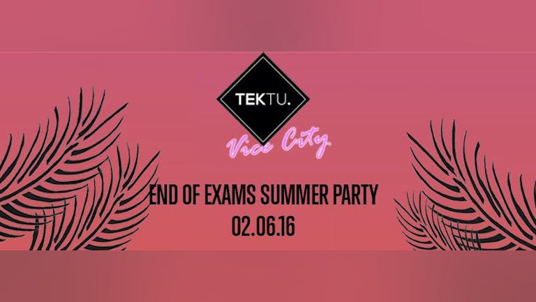 TEKTU SUMMER PARTY // 2nd JUNE 2016