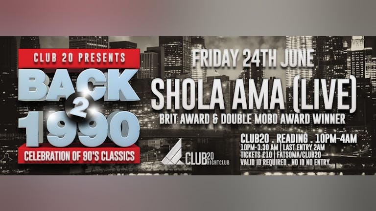 Back to the 90's with Shola Ama Live