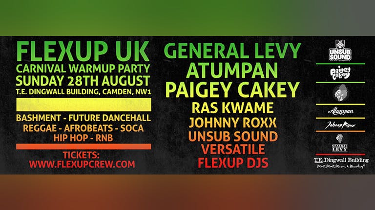 FlexUp UK - Carnival Warmup Party!