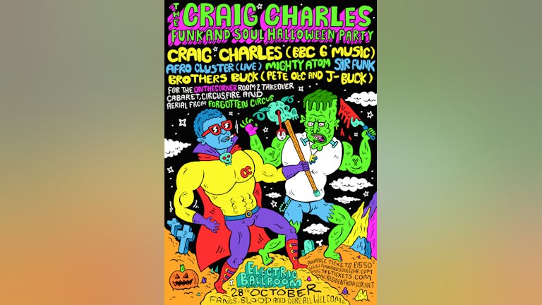 Craig Charles Funk and Soul Halloween Party