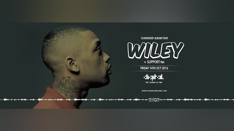 RUB A DUB DUB 'SESSIONS' // WILEY LIVE + SUPPORT TBA // #GODFATHERWILEY TOUR
