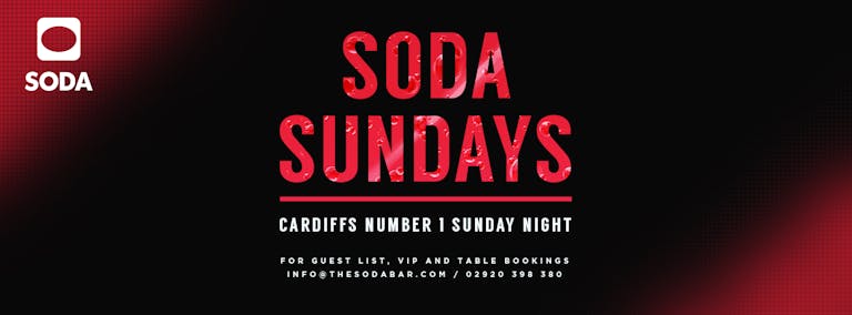 Soda Sundays ▲ Industry & Student Night ▲