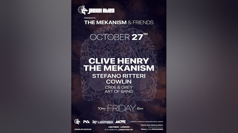 Jackal Atlas Presents: The Mekanism & Friends Halloween party