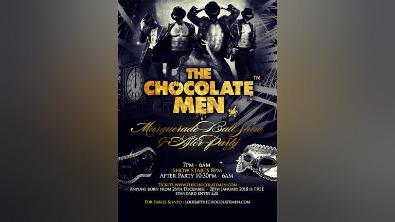 Chocolate City NYE Masquerade Ball w/ The Chocolate Men - Show + Party