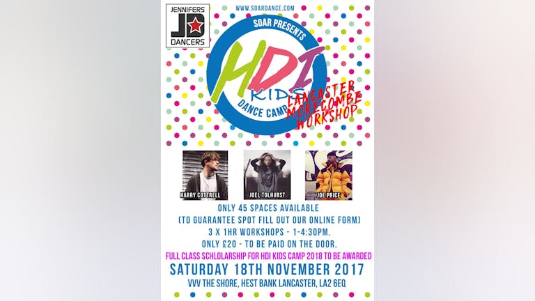 HDI Kids Dance Taster Session - Lancaster/Morecombe