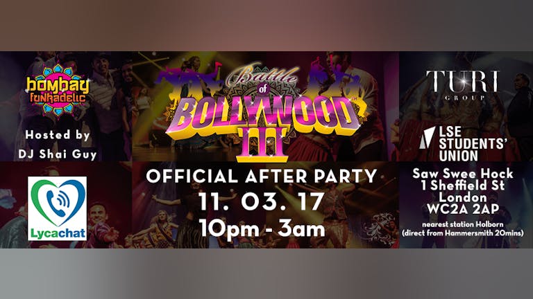 Battle of Bollywood III - Official After Party
