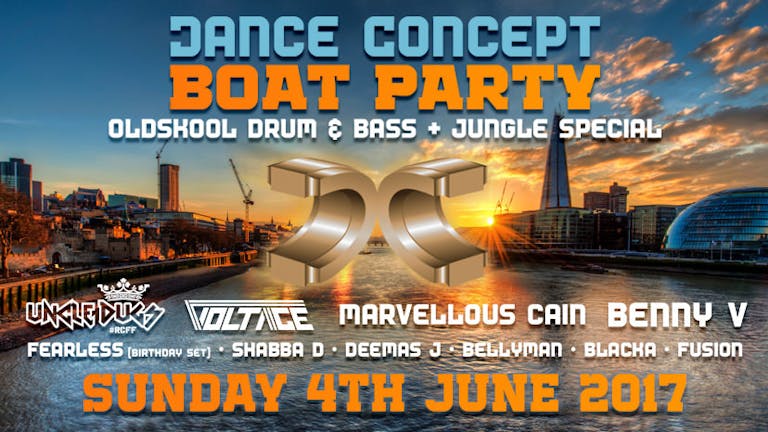 Dance Concept Boat Party - Oldskool D&B / Jungle Special