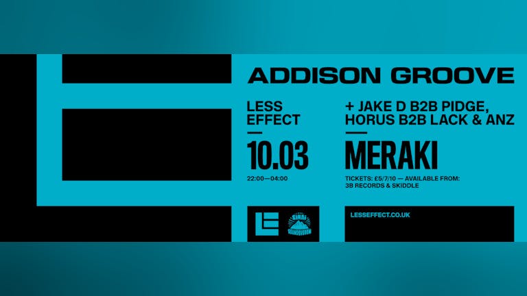 Less Effect - Addison Groove / ANZ + Residents