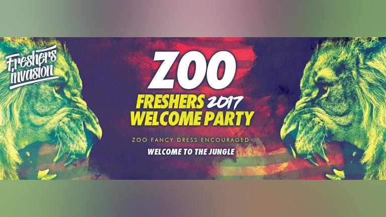 Sheffield Freshers Welcome Party | ZOO Theme Special