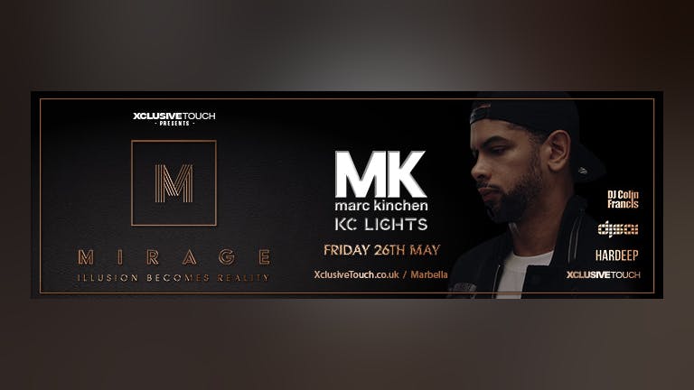 Fridays at Mirage Miabella - with MK, KC LIGHTS & COLIN FRANCIS