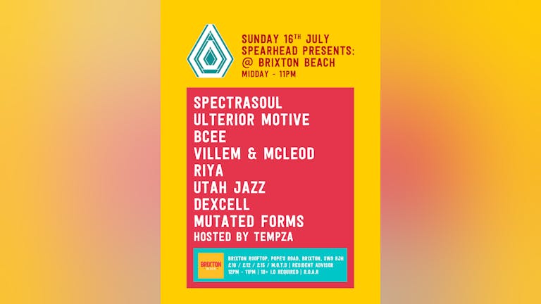 Spearhead Presents @ Brixton Beach