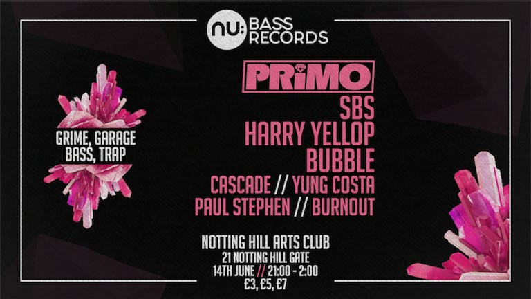 NU Bass Records - Episode 2 @ Notting Hill Arts Club 
