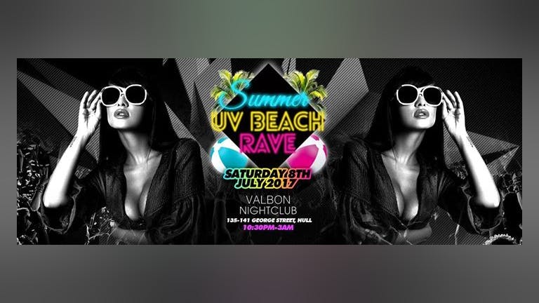 Uv Rave Summer Beach Party ~10 Tonnes Of Sand~ 100's Of Free Giveaways