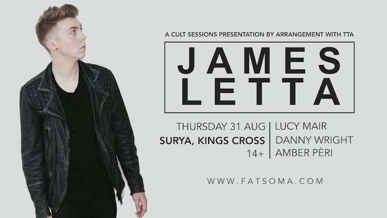 TONIGHT! JAMES LETTA (Album Launch Party) + Lucy Mair, Danny Wright & Amber Pèri