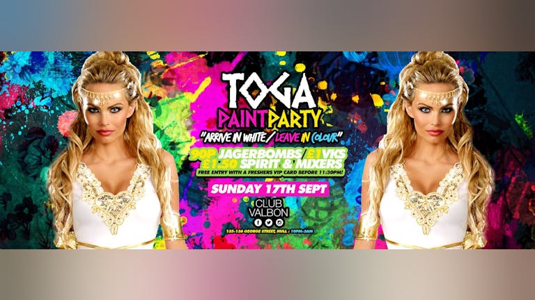 Freshers Initiation <> Toga vs Paint Party