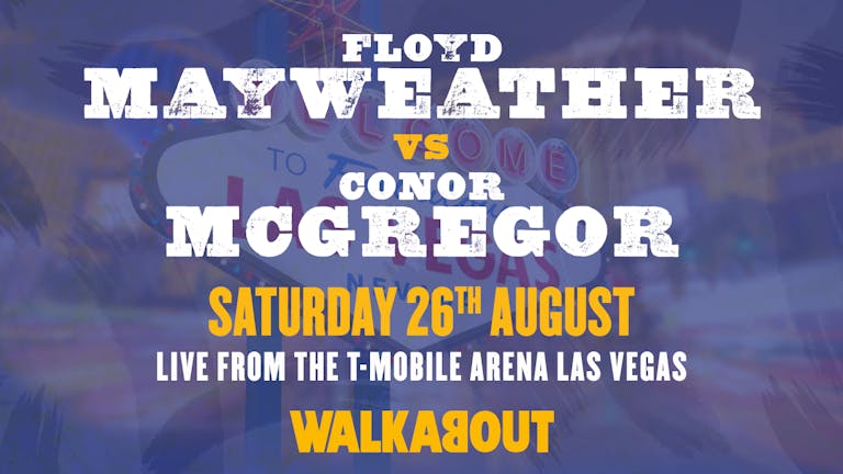 Conor Mcgregor vs Floyd Mayweather 