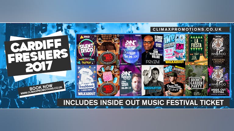 Cardiff Freshers Wristbands incl. INSIDE OUT FESTIVAL