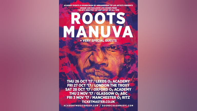 Roots Manuva, £15 Xclusives