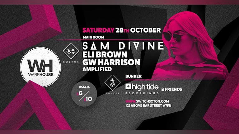 Sam Divine & Eli Brown • Saturday 28th October
