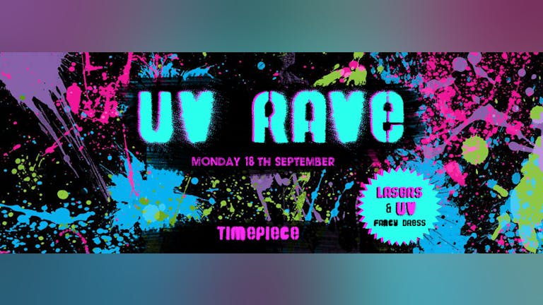 UV RAVE Freshers Week launch