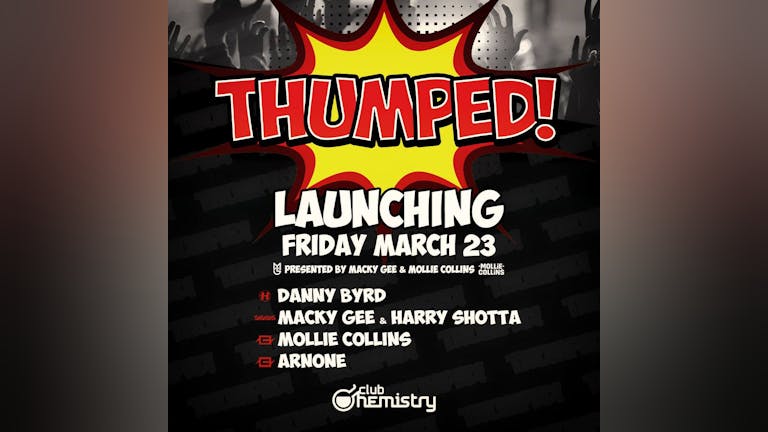 Macky Gee & Mollie Collins launch: THUMPED!