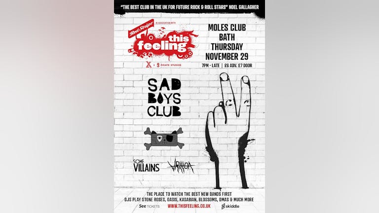This Feeling - Bath w/ Sad Boys Club, Vrillon, Some Villains
