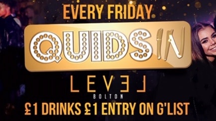 Quids In Entry Ticket – Pre 12.30 am only