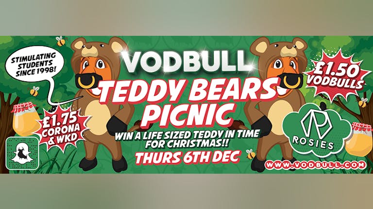 🐻Vodbull Teddy Bears' Picnic!🐻 {FINAL TICKETS!!}🐻