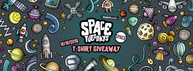 Space Tuesdays : Leeds – Space Tuesdays T-Shirt Giveaway