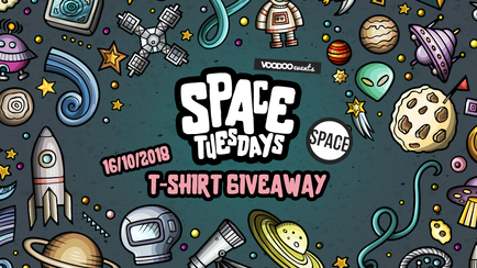 Space Tuesdays : Leeds – Space Tuesdays T-Shirt Giveaway