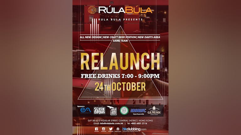 Rúla Búla Relaunch Party