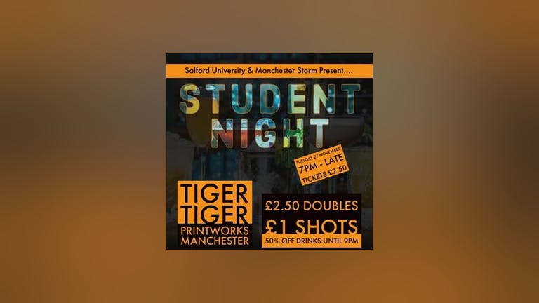 Manchester Storm | Salford University Student Night