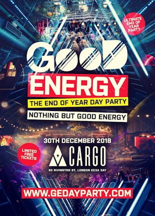 Good Energy - The End Of Year Day Party