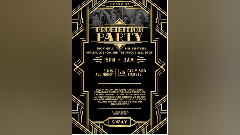 NYE Prohibition Party