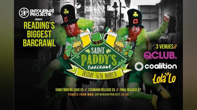 St Paddy's Day Bar Crawl | Friday 16th March