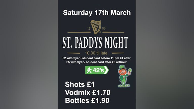 St. Paddys Night Special 