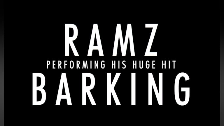 RAMZ performing his huge tune 'BARKING' live 
