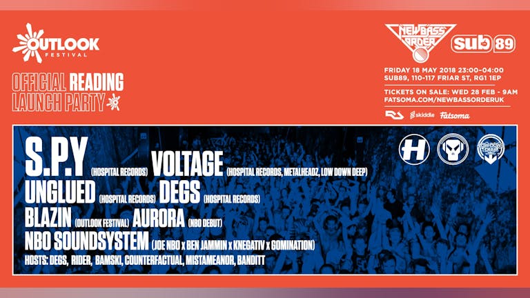New Bass Order » Outlook Festival 2018 Reading Launch Party