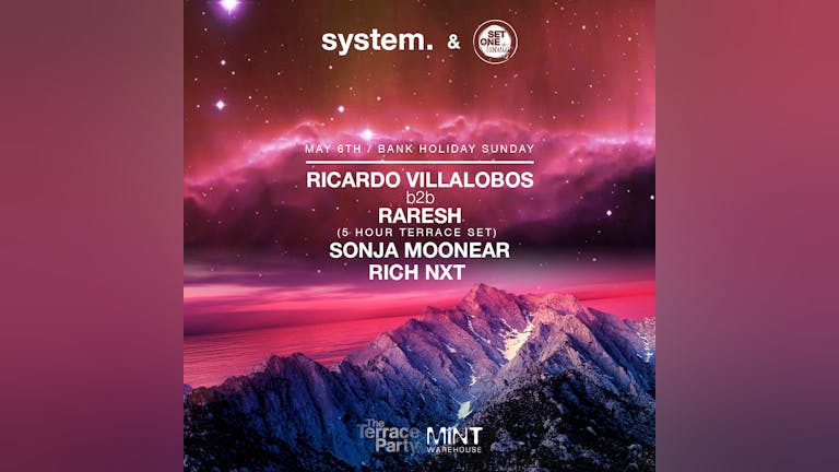 system & Set One Twenty Terrace Party: May 6th