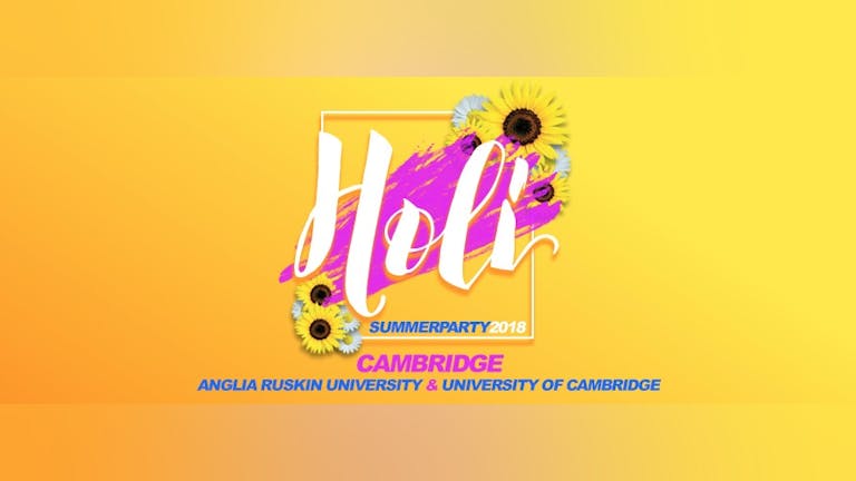 Holi End of Exam Summer Paint Party Comes To Cambridge