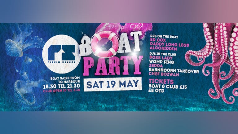 Riddim Sounds' Boat Party Ft Ed Cox + More.