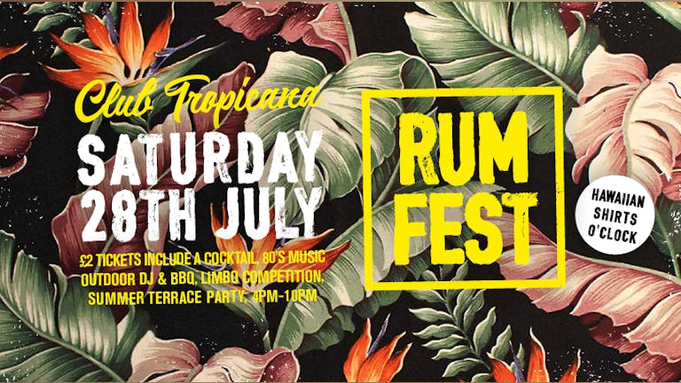 Rescue Rooms Rum Festival Nottingham