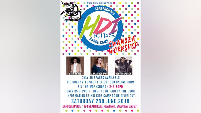HDI Kids Dance Taster Session - Swansea