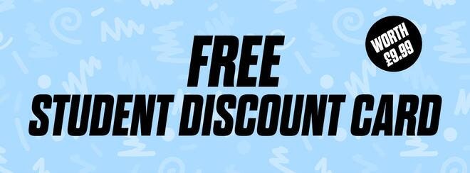 FREE Student Discount Card – Worth £9.99!