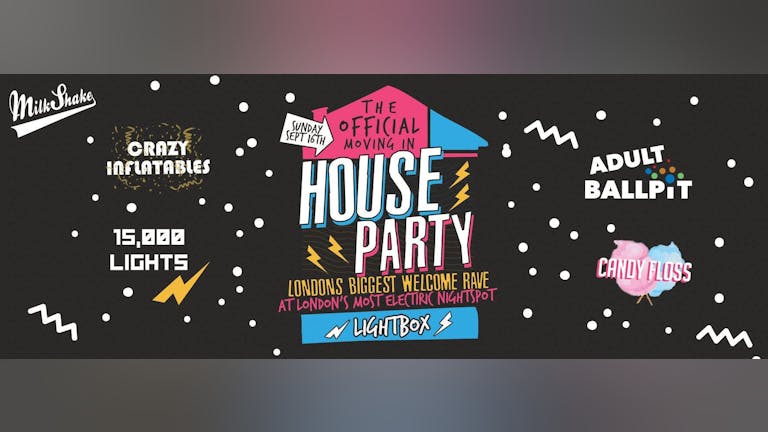 TONIGHT - The Official Freshers Moving In House Party! 🎈💊 Live From Lightbox 😲